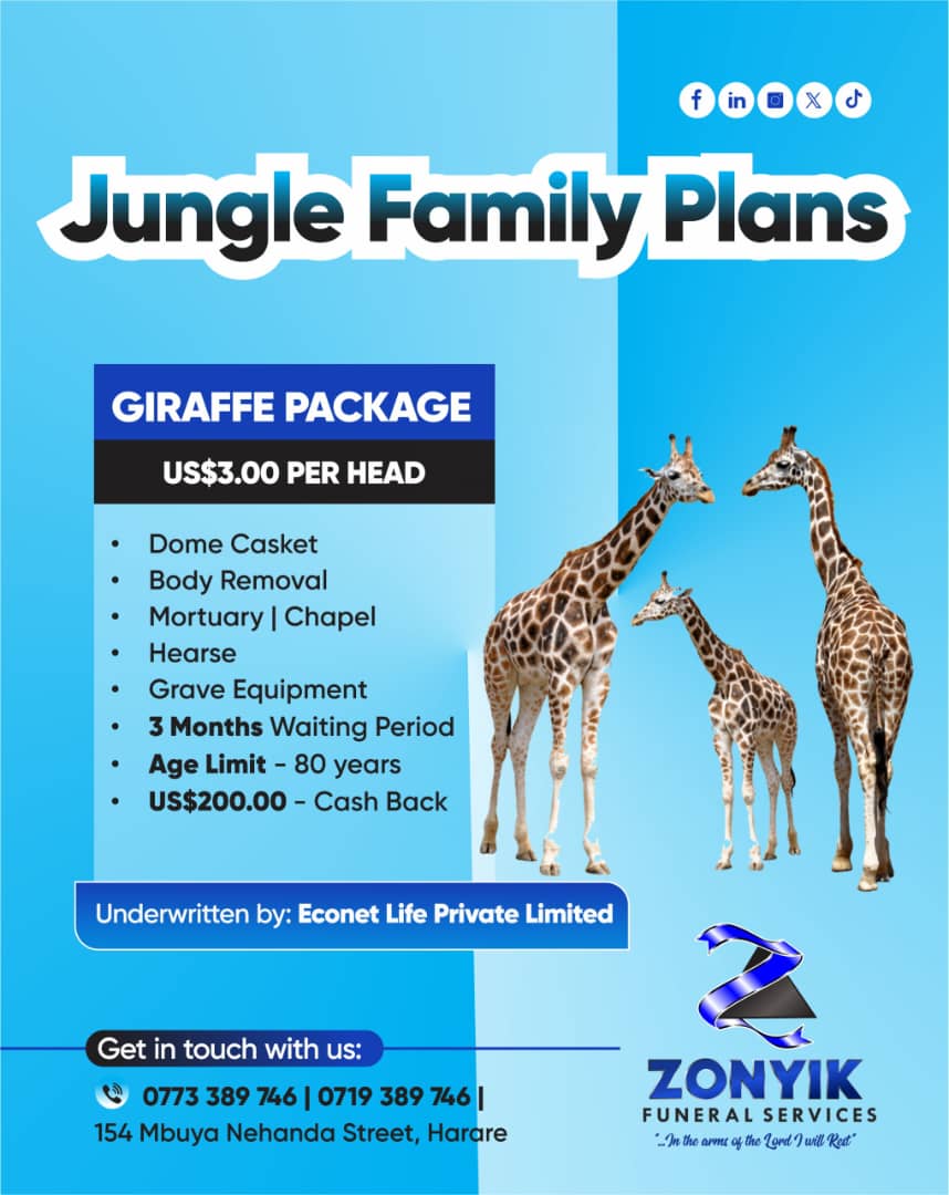 Giraffe Package – US$3.00 per head