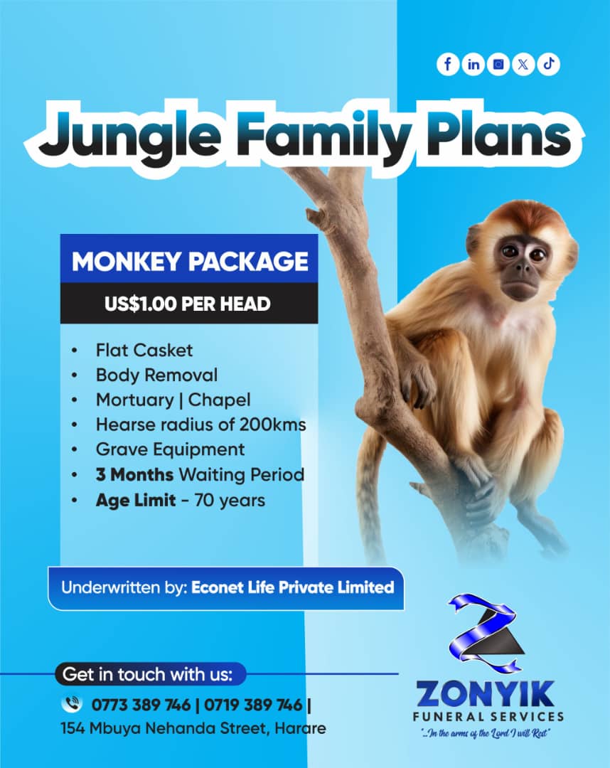 Monkey Package – US$1.00 per head