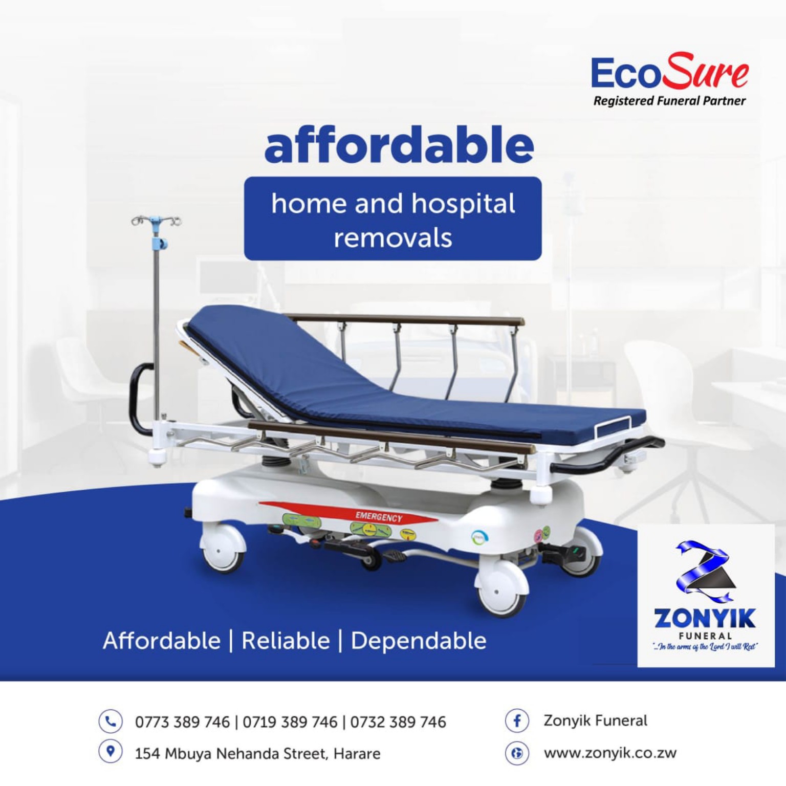 Affordable home and hospital removals